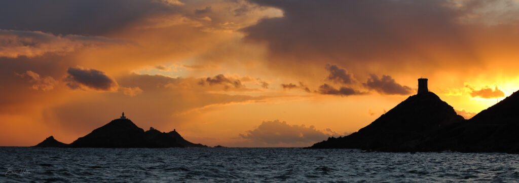 Coucher de soleil sur les sanguinaires